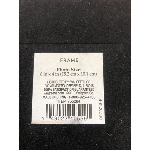 Engagement Ceramic I Said Yes Photo Frame 4" X 6" White Gold Walgreen Bride - Picture 3 of 3